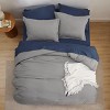 5/7 Pcs Soft Bedding Set All Season Boho Bed in a Bag Contrasting Design - 2 of 4