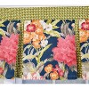 RLF Home 3" Rod Pocket High Quality Fabric Queen's Favor Pleated Valance for Windows 50" x 16" Marine - 3 of 4