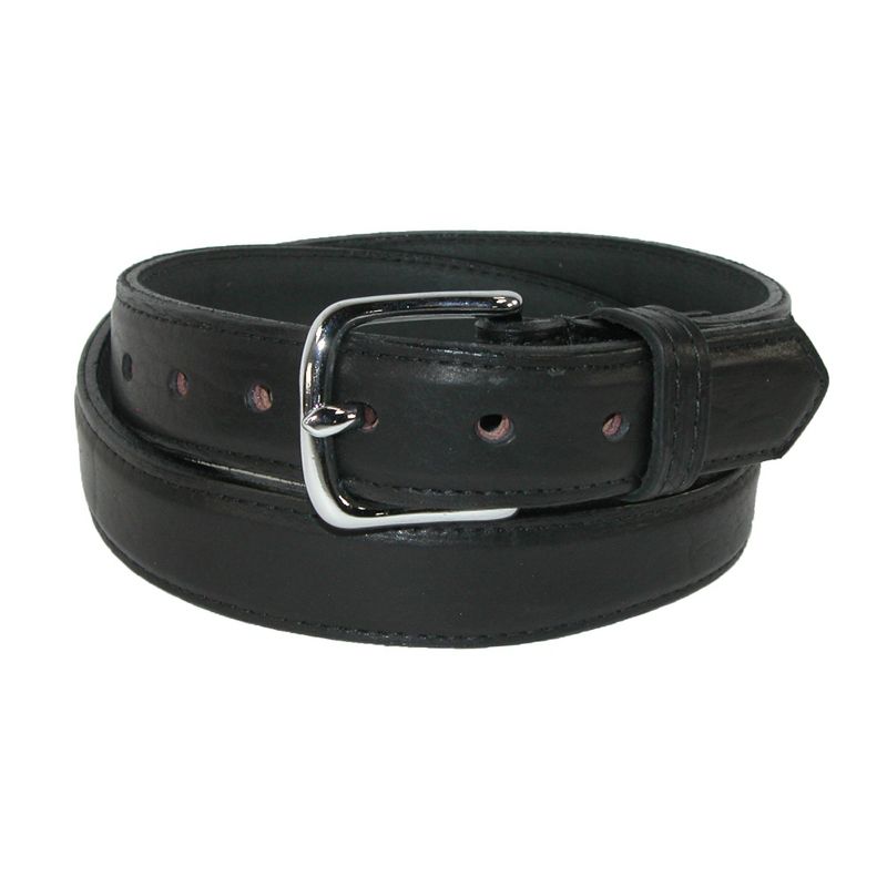 Boston Leather Men's Big & Tall Bison Leather Belt, 1 of 3
