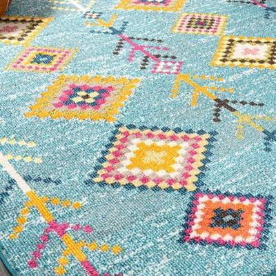 light blue/multi