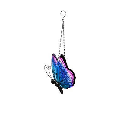 Led Battery Operated Butterfly Garden Decor, Blue And Purple : Target