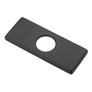 WOWOW 304 Stainless Steel Faucet Deck Plate – Fits 1 to 3 Hole Sinks, For Kitchen & Bathroom - 1 of 4
