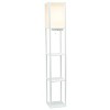Creekwood Home Classix 62.5" 3-Tier Storage Floor Lamp with Charging Ports and Outlet - 4 of 4