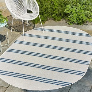 Jill Zarin Outdoor Anguilla Striped Woven Area Rug - 1 of 3