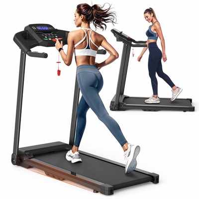 Aukfa 2.5HP Foldable Treadmill Electric Folding Running Machine with LCD Display Exercise Home