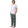 South Park Pajama Pants Men's Santa Cartman and Reindeer Lounge Bottoms Green - 2 of 4