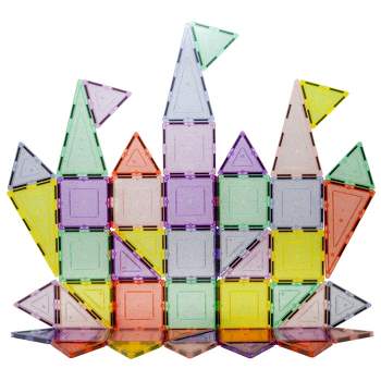 Playmags Kit de inicio – Juego de cuadrados de 30 piezas: Ahora con imanes  más potentes, azulejos magnéticos resistentes y súper duraderos con colores