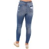 Women's Born To Run High Rise Destroy Ankle Skinny Jeans - CELLO - 3 of 3