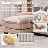 107.87'' Chenille U-Shaped Cloud Sofa with Double Chaise, Memory Foam Cushions, and Side Pockets for Living Room - 3 of 4