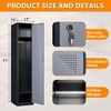 Mlezan 71" Metal Locker: Steel Storage for Bedroom, Gym, School, Office, or Garage.Ideal for Employee or Personal Use. - 2 of 4