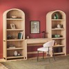 Saracina Home 3pc Modern Writing Desk with 2 Open Arched Bookshelves - 2 of 4