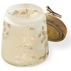 Vynxaria Food Storage Containers: Twigy Frosted Glass Jar with Wooden Lid - Elegant Kitchen Organizer - 2 of 4