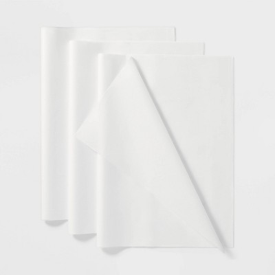 25pk White Tissue Paper Sheets for Packaging 75 x 50cm, White