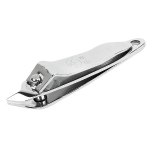 Unique Bargains Household Stainless Steel Slanted Tip Manicure Tool Pedicure Nail Clipper Cutter 1 Pc - 1 of 4