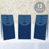 Big Dot of Happiness Navy Confetti Stars - Simple Gift Favor Bags - Party Goodie Boxes - Set of 12 - 2 of 4