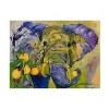 Trademark Fine Art -Yuval Wolfson 'Elephant and Oranges' Canvas Art - 2 of 4