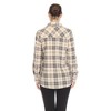 Women's Lightweight and Soft Flannel Plaid  - White Mark - 3 of 4