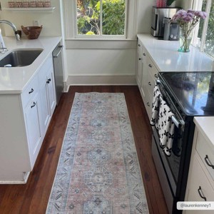 Hauteloom Morcott Peach Washable Area Rug - 1 of 4