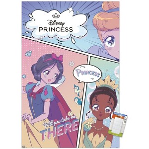 Trends International Disney Princess: Manga - Faces Unframed Wall Poster Prints - 1 of 4