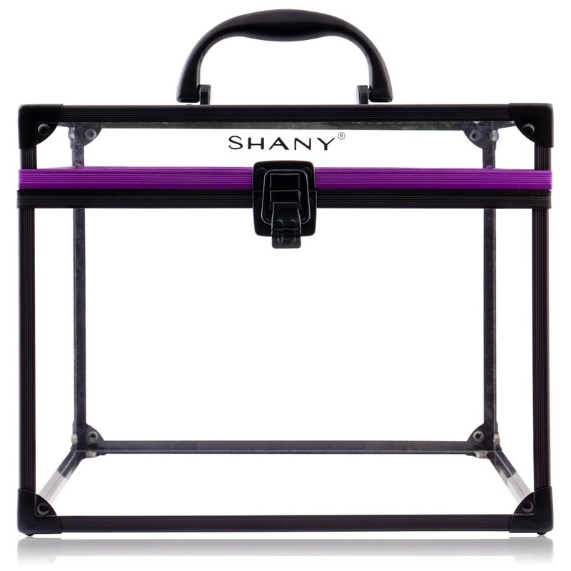 SHANY Clear Cosmetics and Toiletry Train Case, 1 of 10
