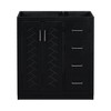VYNXARIA 30'' Bathroom Vanity without Sink - Solid Wood Storage Cabinet with 3 Drawers - 2 of 4
