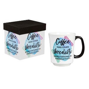 Cup of Awesome, 14 OZ, Coffee has given unrealistic expectations of productivity - 1 of 4