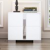 Okak Elegant 6-Drawer Bedroom Dressers with Unique Metal Handle,  Mirrored Storage Cabinet,Chest of Drawers for Living Room,Entryway - 4 of 4