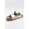 Ovesta - Gold Leather Slide Sandal (Women) | Forever & Always Shoes - 3 of 4
