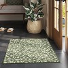 2'x3' Botanical Washable Accent Rug Fern Green - Threshold™ - 2 of 4
