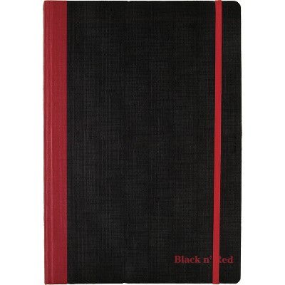 Black N' Red Notebook Case Bound 7-1/4"Wx1/2"Lx10"H Black/Red 400110479