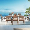 Erommy 9 Piece Iron Patio Dining Set, Outdoor Dining Set for 8 with Soft Cushion, Patio Dining Table and Chairs Set - 3 of 4