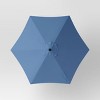 6' Round Outdoor Patio Market Umbrella with Black Pole - Room Essentials™ - 4 of 4
