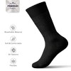 American Soft Linen Mens Dress Socks, Luxury Bamboo Socks for Men,  5/10 Pack, Gift Box - 4 of 4