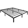Heavy-Duty Metal Platform Bed Frame with Strong Slat Support - High Capacity Bearing & Under-Bed Storage Space, No Box Spring Required - 3 of 4