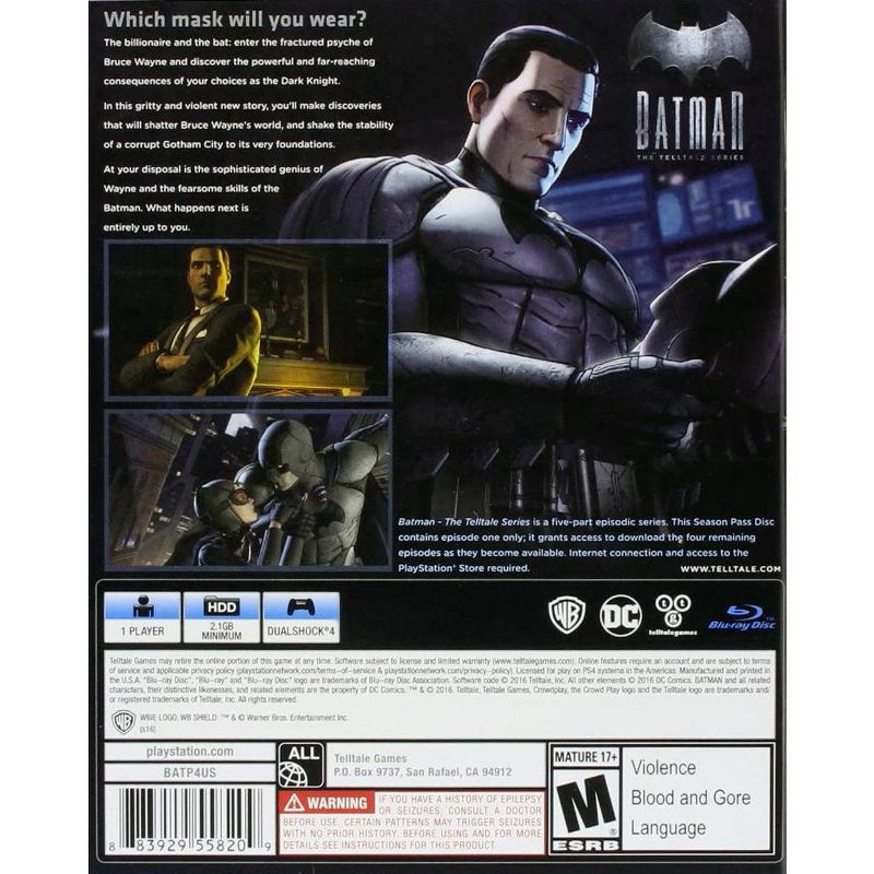 Batman: The Telltale Series - PlayStation 4, 2 of 6