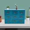 YIYIBYUS 9 Drawers Apothecary Chests and Cabinets, Wooden Desk Drawer Organizer - 3 of 4