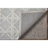 Corwin Modern Geometric Gray/Ivory Area Rug - 4 of 4