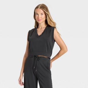 Women's Fleece Tank Top - Universal Thread™ - 1 of 3
