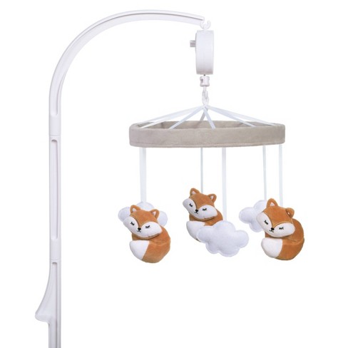 Infant Baby Animals Crib Mobile From Target woodland gray white