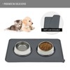 Kumasinova 22" x 14" Waterproof Pet Feeding Mat for Cat Dog Water Bowl with BPA Free Dogs Cats Food Mats Prevent Spill - 3 of 4