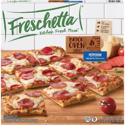 Freschetta Brick Oven Pepperoni And Italian Style Cheese Frozen Pizza ...