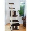 GleePet GP78680723 66-Inch Real Wood Cat Tree In Coffee Brown With Four Levels, Two Perches, Condo - 4 of 4