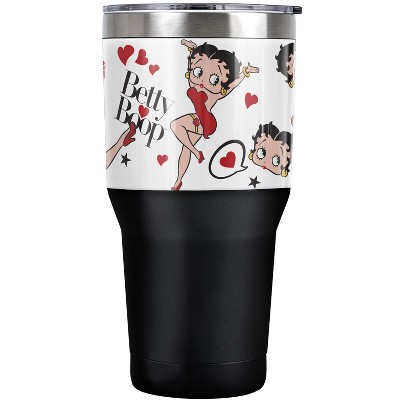 Betty Boop Collage Steel Tumbler 30oz Coffee Travel Mug