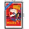 Trends International NASA - Mars Travel Poster Framed Wall Poster Prints - 3 of 4