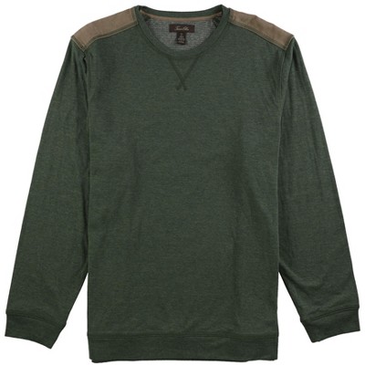 Tasso Elba Mens Shoulder Patch Pullover Sweater