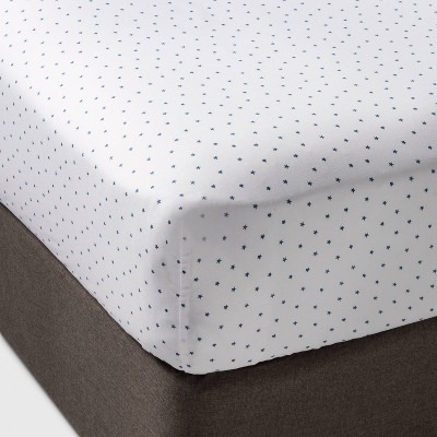 Photo 1 of  Pillowfort - Micro Star Fitted Sheet Separates Blue 