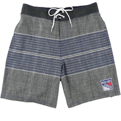 G-III Sports Mens NY Rangers Swim Bottom Trunks