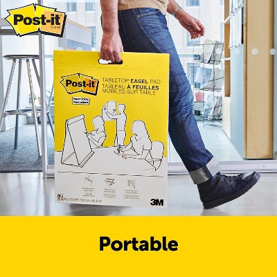 Post-it White Self-Stick Tabletop Easel Pad 20" x 23"