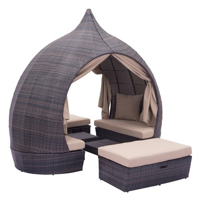 outdoor daybed with canopy target
