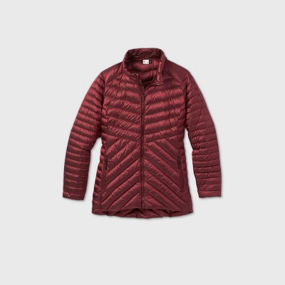 plus size pink puffer coat